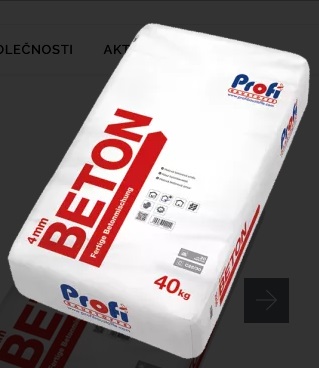 Profibau beton hrubý 4MM  40kg